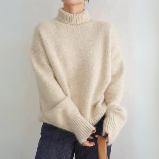 Lena | Weicher Kaschmirpullover mit Rollkragen