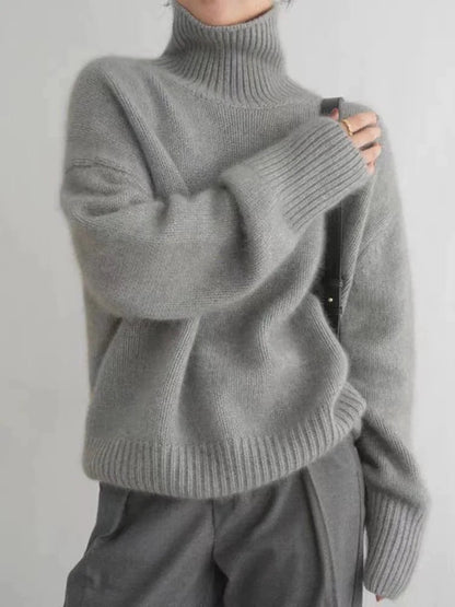 Lena | Weicher Kaschmirpullover mit Rollkragen