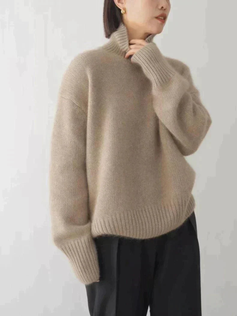 Lena | Weicher Kaschmirpullover mit Rollkragen