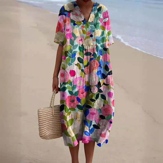 Emma - Kleid mit Blumendruck